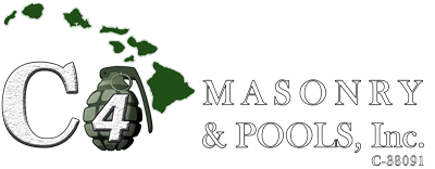 C4 Masonry and Pools Logo